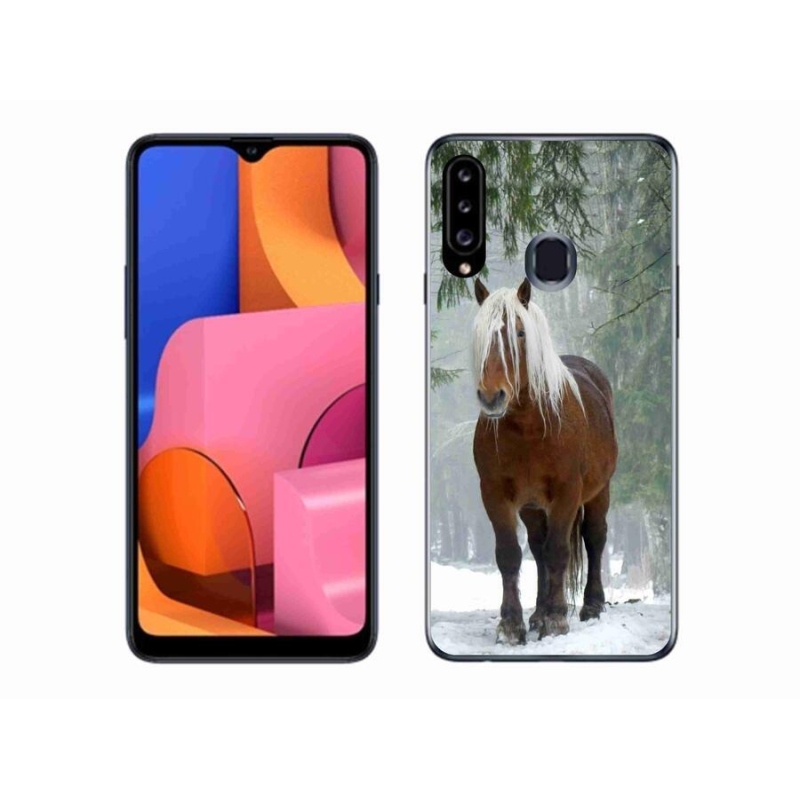 Gél tok mmCase Samsung Galaxy A20s készülékhez - ló az erdőben