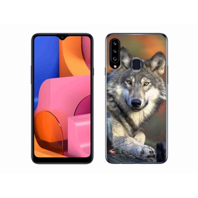Gél tok mmCase Samsung Galaxy A20s készülékhez - farkas