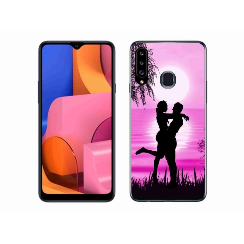 Gél tok mmCase Samsung Galaxy A20s készülékhez - naplemente