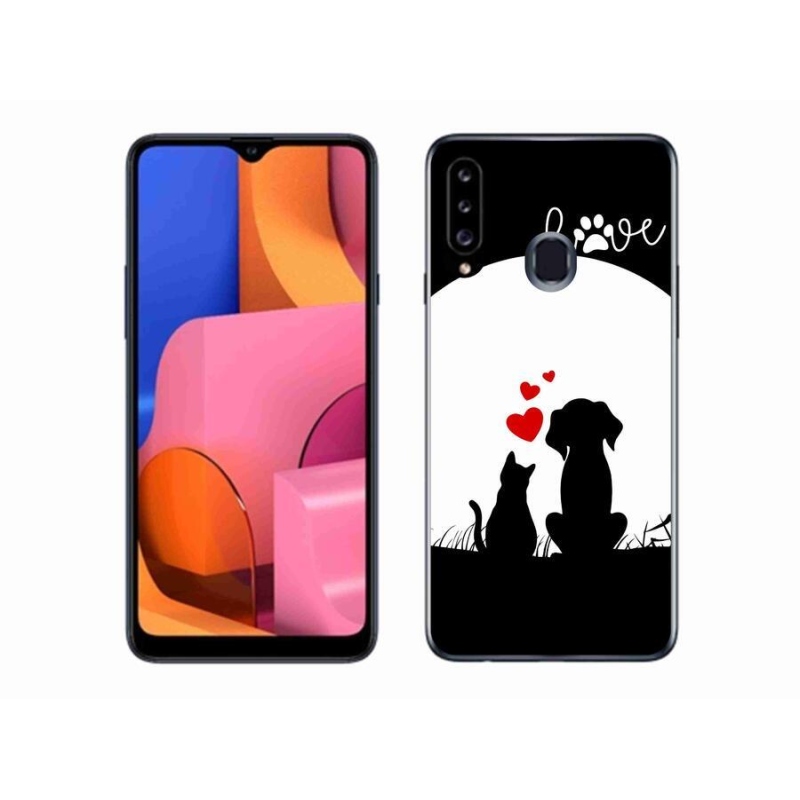 Gél tok mmCase Samsung Galaxy A20s készülékhez - állatszerelem