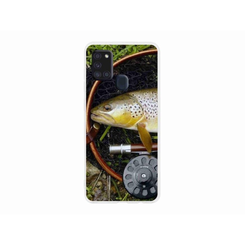 Gél tok mmCase a mobil Samsung Galaxy A21s mobilhoz - pisztráng 2