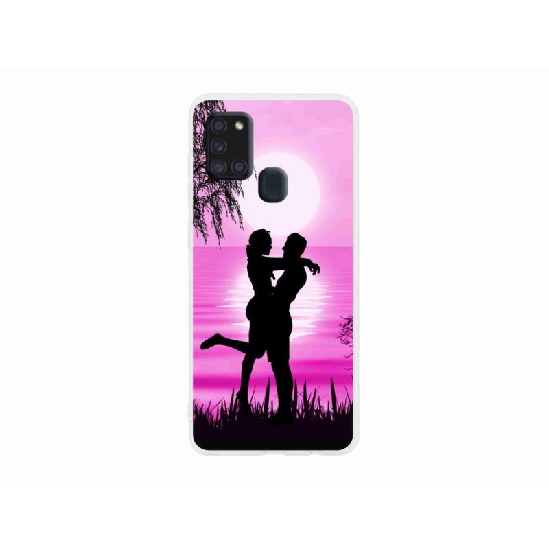 Gél tok mmCase a Samsung Galaxy A21s készülékhez - naplemente