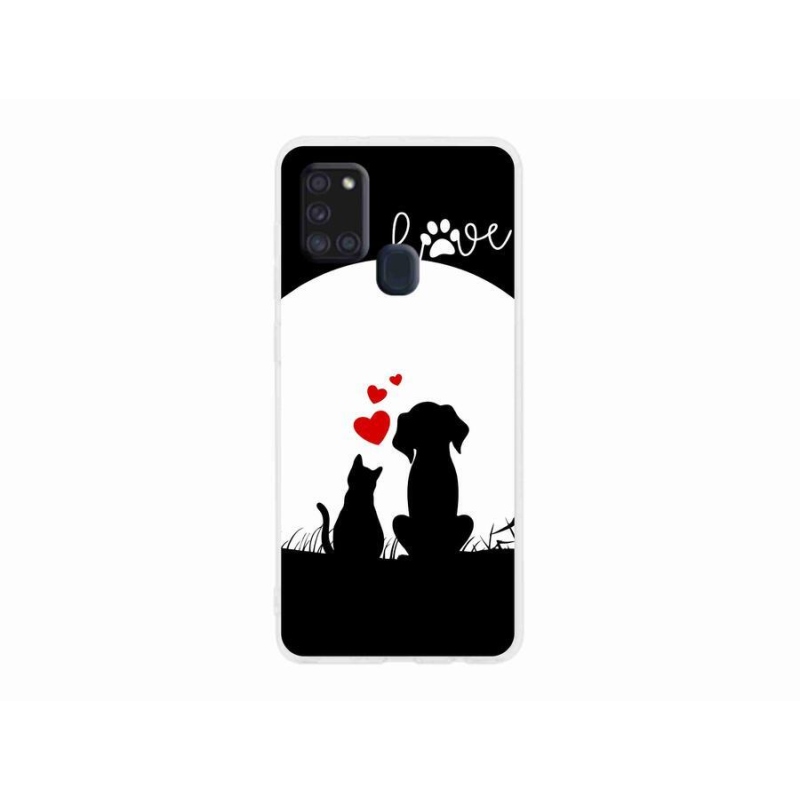 Gél tok mmCase Samsung Galaxy A21s készülékhez - állatszerelem