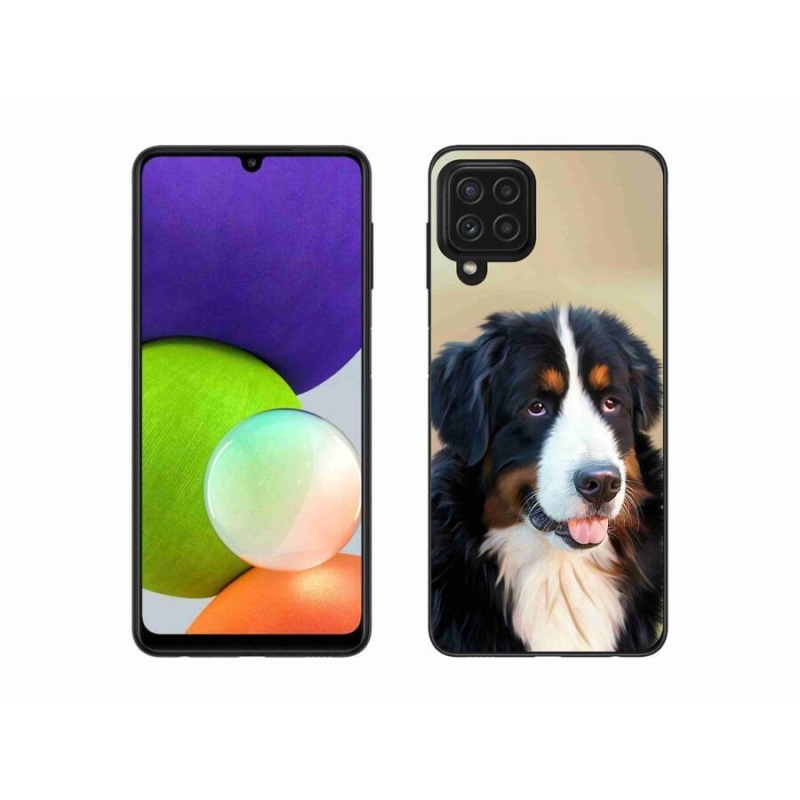 Gél tok mmCase Samsung Galaxy A22 4G - Berni hegyi kutya - Samsung Galaxy A22 4G-hez
