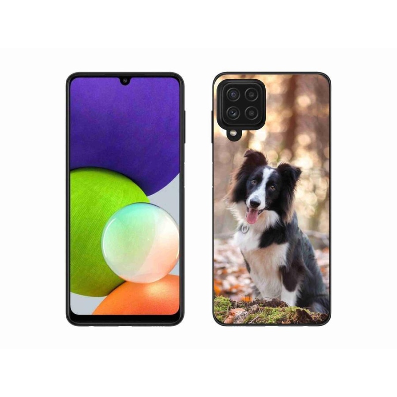 Gél tok mmCase Samsung Galaxy A22 4G - border colie 1