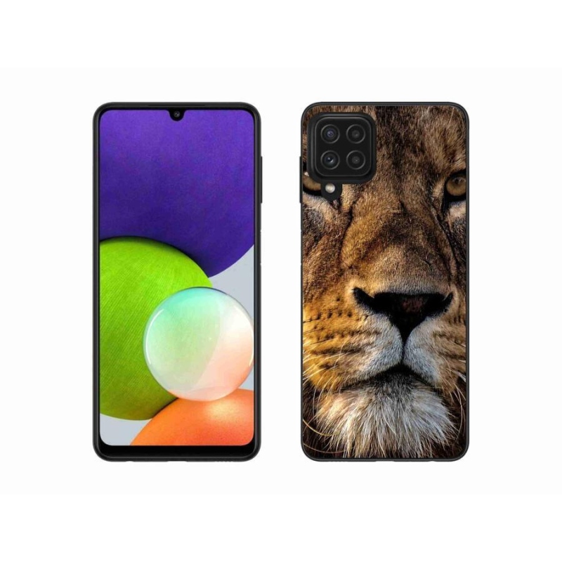 Gél tok mmCase a Samsung Galaxy A22 4G készülékhez - oroszlán