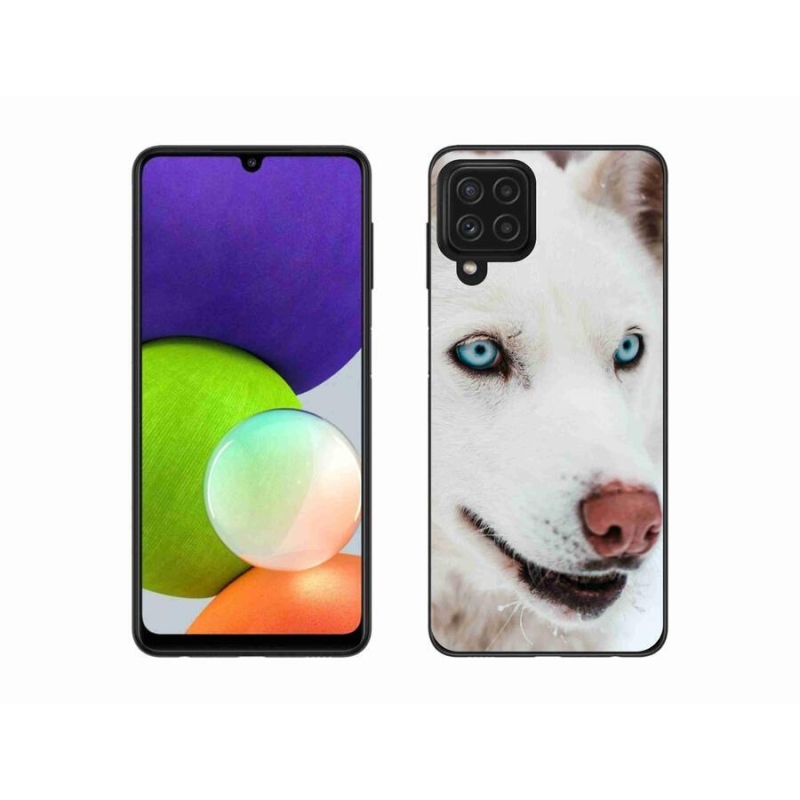Gél tok mmCase a Samsung Galaxy A22 4G készülékhez - kutyaszemmel nézve