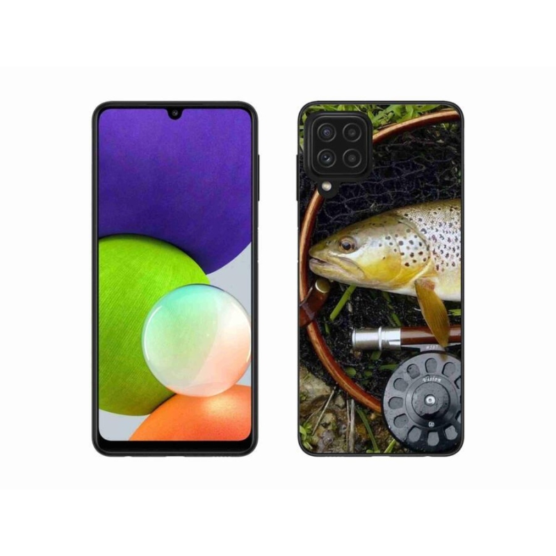 Gél tok mmCase a mobil Samsung Galaxy A22 4G - pisztráng 2
