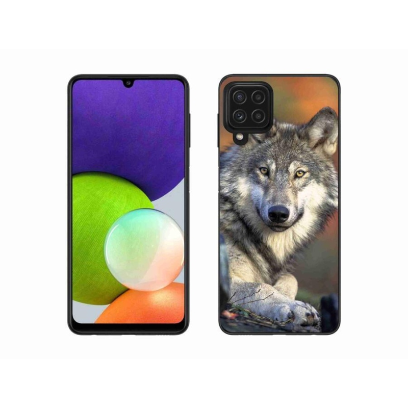 Gél tok mmCase a Samsung Galaxy A22 4G készülékhez - farkas