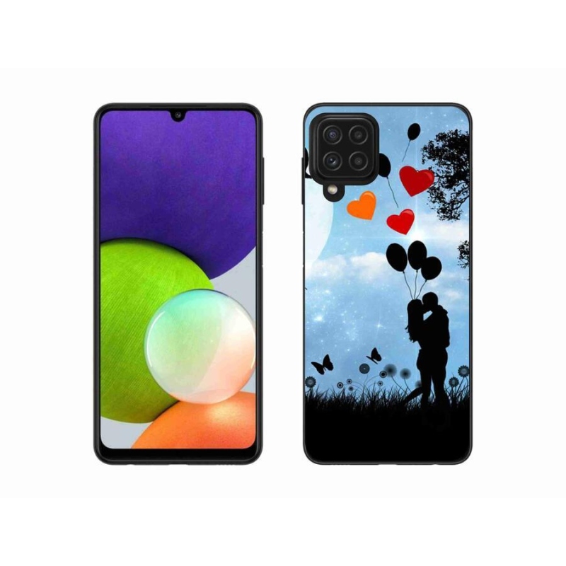 Gél tok mmCase mobil Samsung Galaxy A22 4G - szerelmes pár