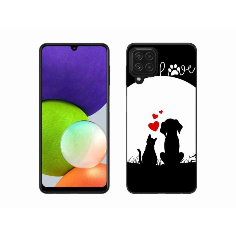 Gél tok mmCase Samsung Galaxy A22 4G - állati szeretet
