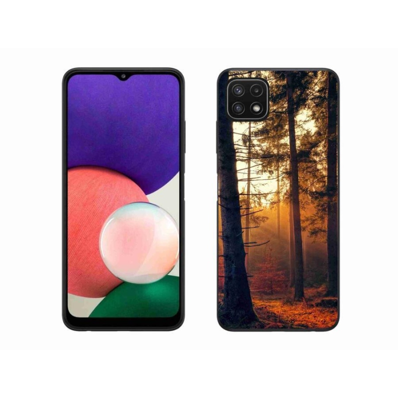 Gél tok mmCase Samsung Galaxy A22 5G - erdő