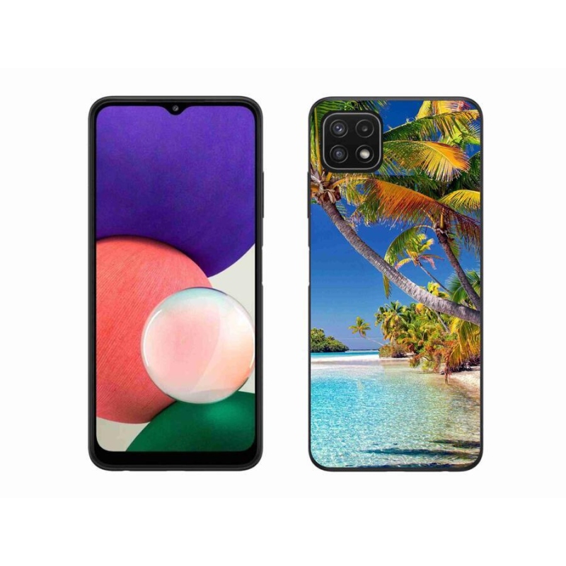 Gél tok mmCase Samsung Galaxy A22 5G - tengerparti zselés tok mmCase Samsung Galaxy A22 5G-hez