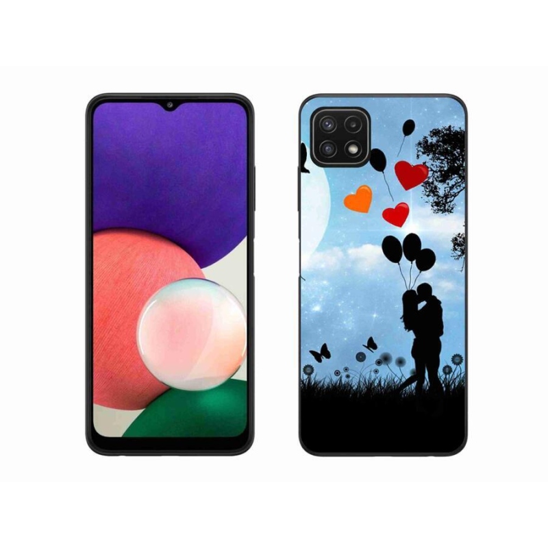 Gél tok mmCase Samsung Galaxy A22 5G - szerelmes pár