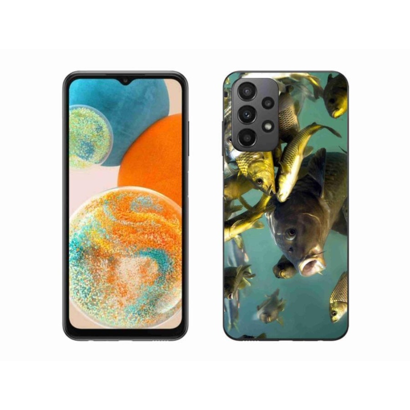 Gél tok mmCase a Samsung Galaxy A23 4G/5G készülékhez - halak iskolája
