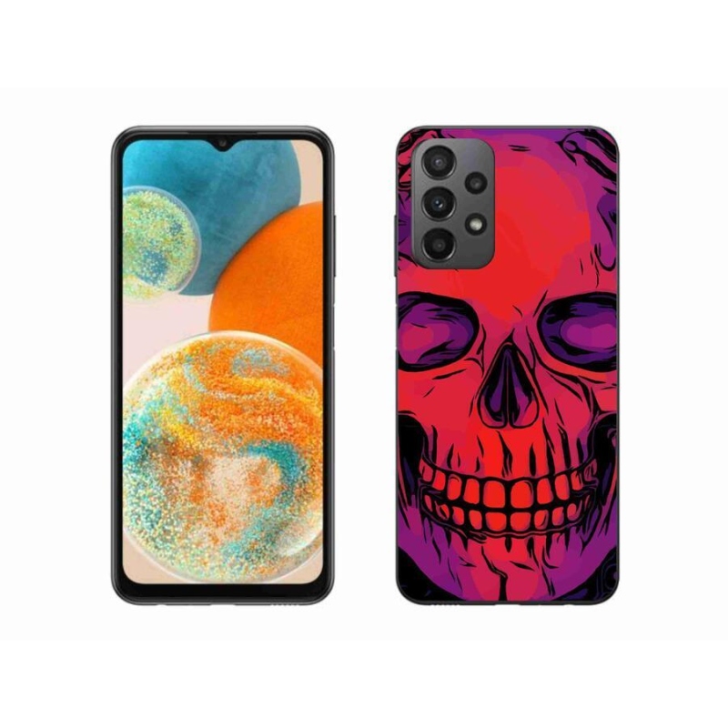 Gél tok mmCase a Samsung Galaxy A23 4G/5G készülékhez - koponya