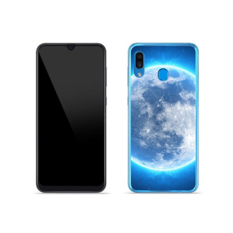 Gél tok mmCase a Samsung Galaxy A30 készülékhez - földgömb alakú