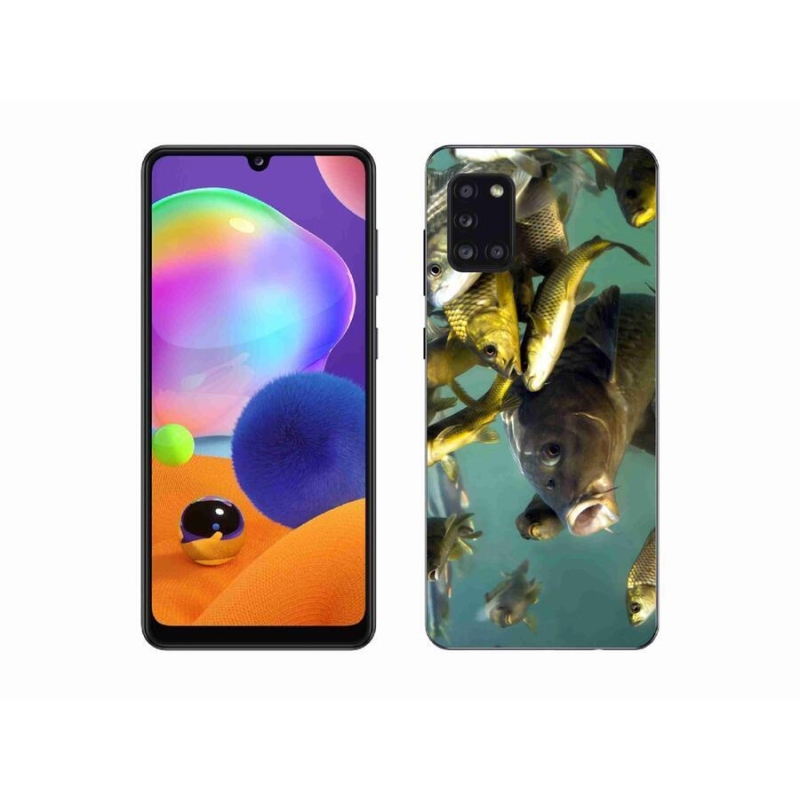 Gél tok mmCase mobiltelefonhoz Samsung Galaxy A31 - halak iskolája