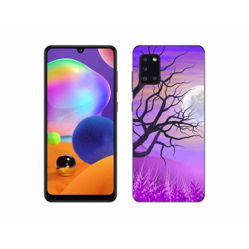 Gél tok mmCase mobiltelefonhoz Samsung Galaxy A31 - karikatúra kidőlt fa