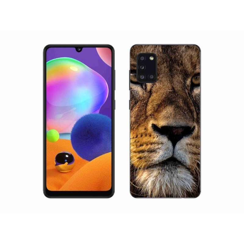 Gél tok mmCase Samsung Galaxy A31 készülékhez - oroszlán