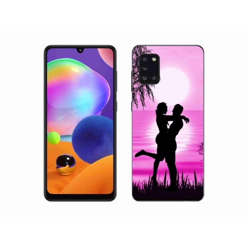 Gél tok mmCase mobiltelefonhoz Samsung Galaxy A31 - naplemente