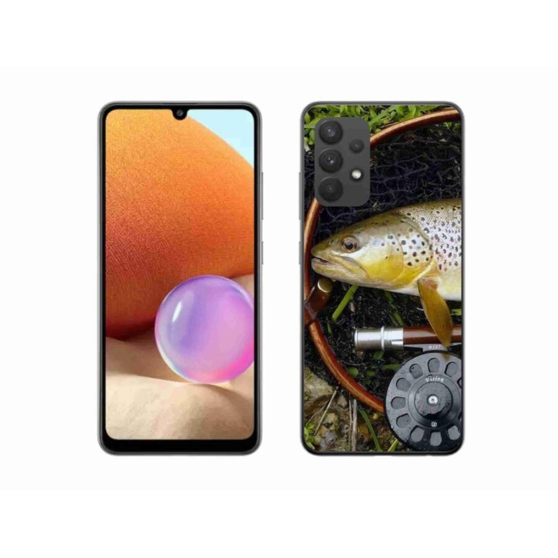Gél tok mmCase mobil Samsung Galaxy A32 4G - pisztráng 2