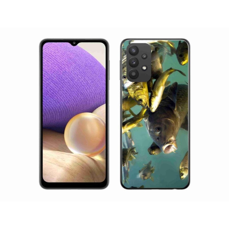 Gél tok mmCase a mobil Samsung Galaxy A32 5G - halak iskolája számára