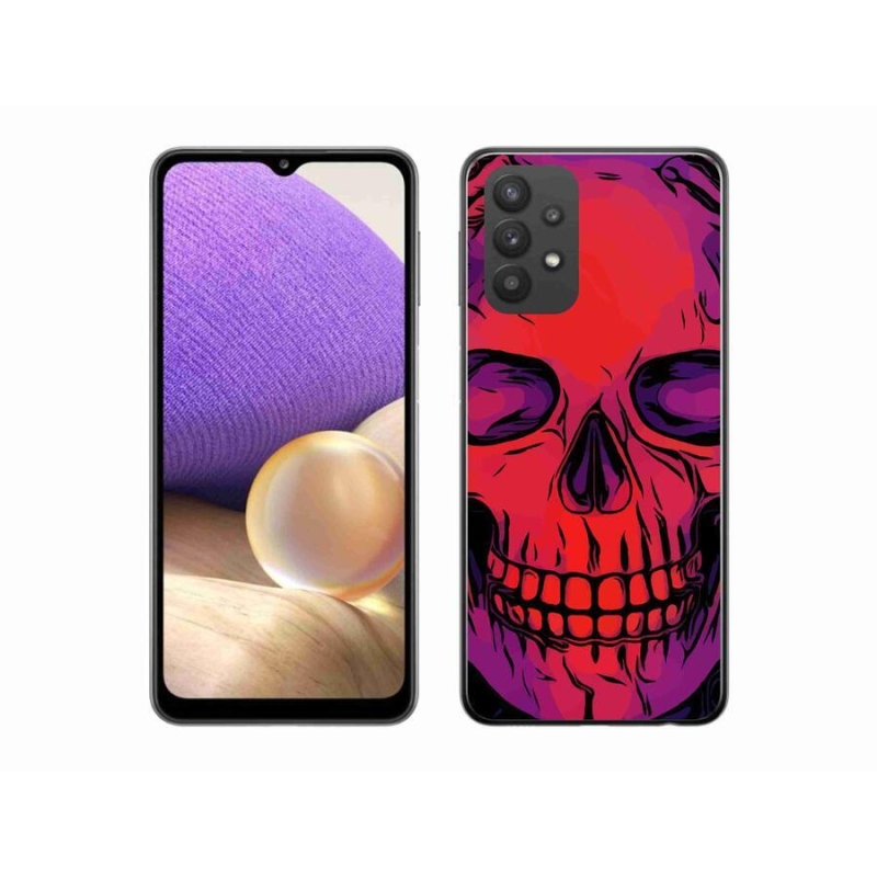 Gél tok mmCase a Samsung Galaxy A32 5G készülékhez - koponya
