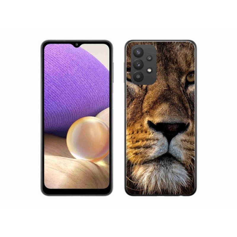 Gél tok mmCase a Samsung Galaxy A32 5G készülékhez - oroszlán