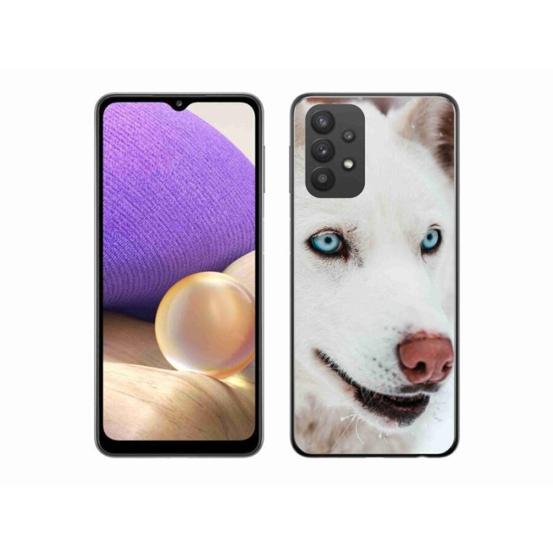 Gél tok mmCase a Samsung Galaxy A32 5G készülékhez - kutyaszemmel nézve