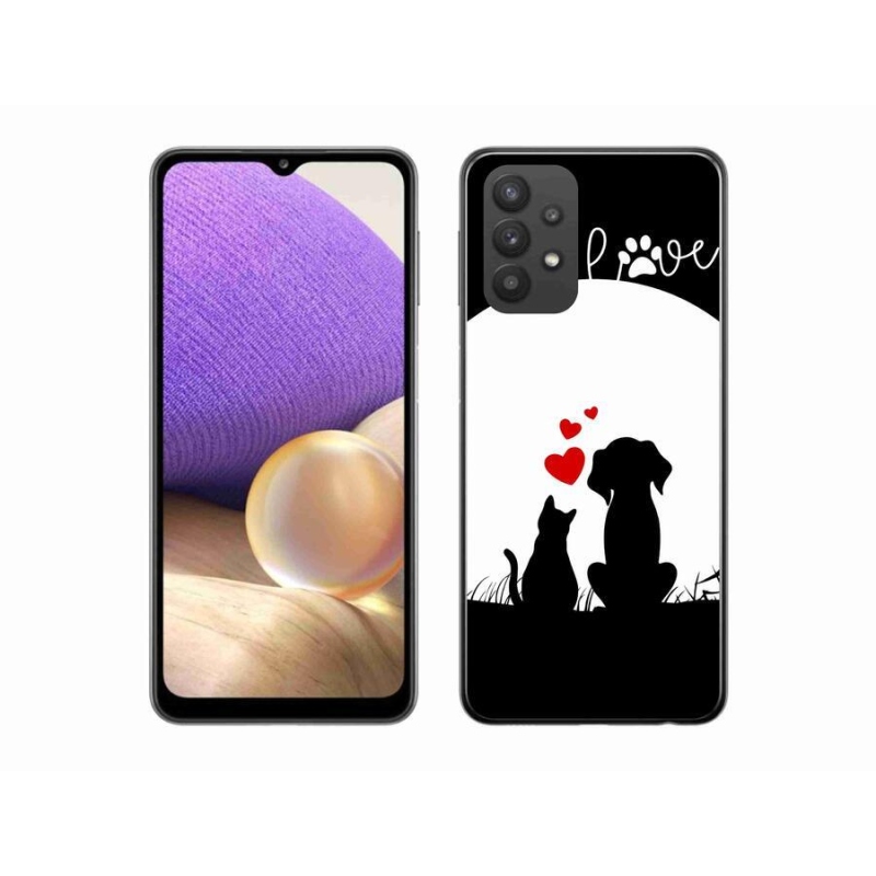 Gél tok mmCase Samsung Galaxy A32 5G - állati szeretet