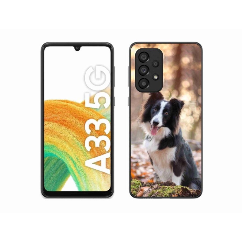 Gél tok mmCase Samsung Galaxy A33 5G - border colie 1