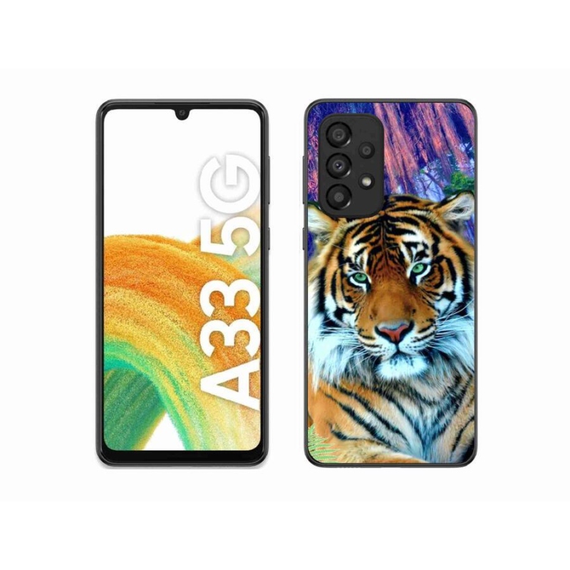 Gél tok mmCase a Samsung Galaxy A33 5G készülékhez - tigris