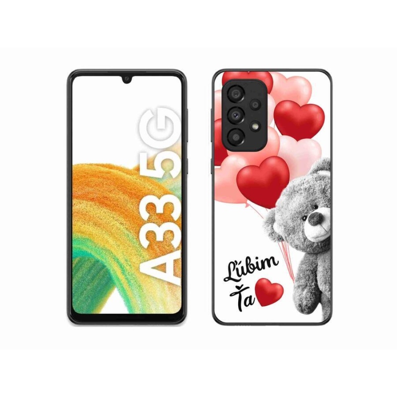 Gél tok mmCase a Samsung Galaxy A33 5G készülékhez - I love you en