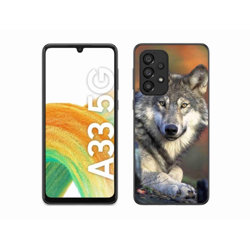 Gél tok mmCase a Samsung Galaxy A33 5G készülékhez - farkas