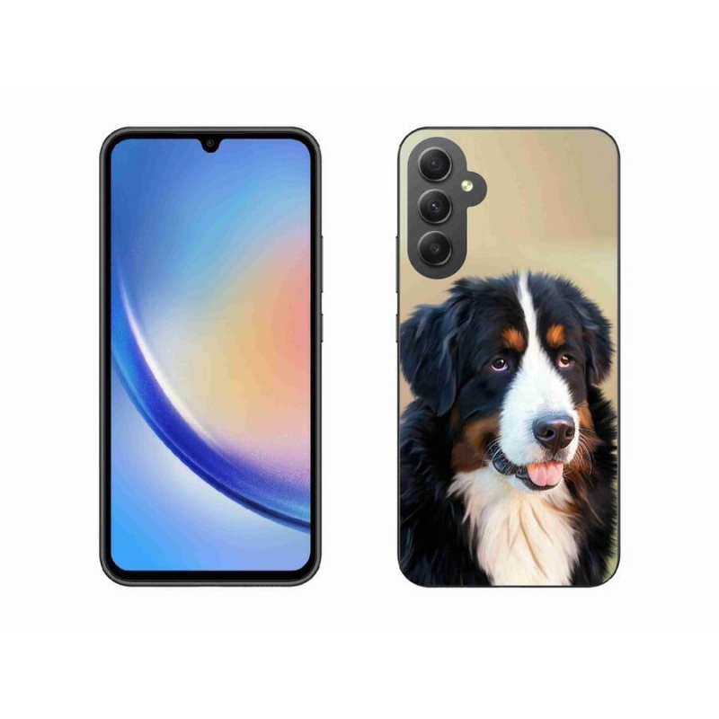 Gél tok mmCase Samsung Galaxy A34 5G - Berni hegyi kutya - Samsung Galaxy A34 5G - Berni hegyi kutya