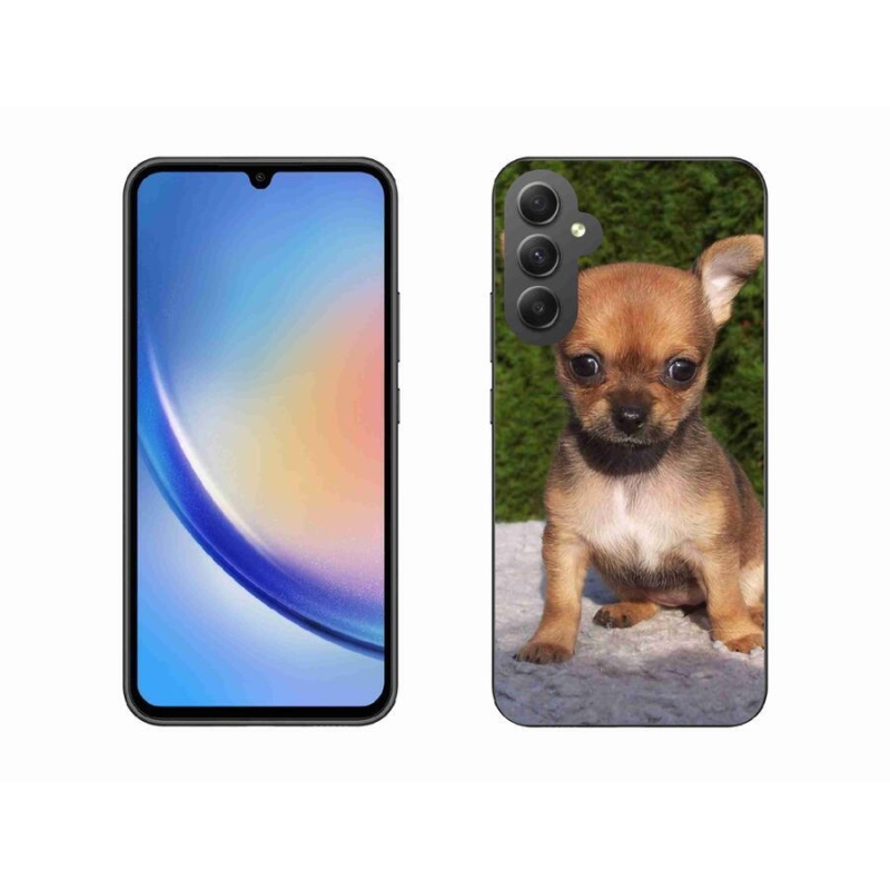 Gél tok mmCase mobil Samsung Galaxy A34 5G - chihuahua 3