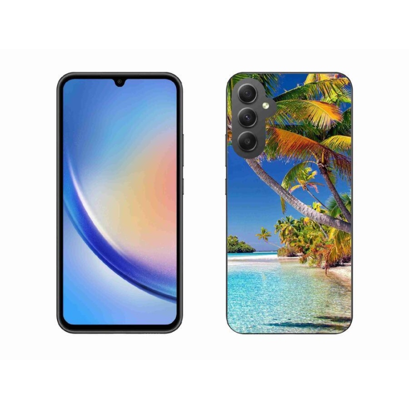 Gél tok mmCase Samsung Galaxy A34 5G - tengerparti zselés tok mmCase Samsung Galaxy A34 5G-hez