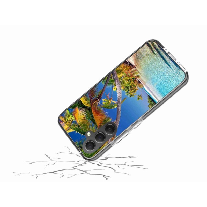 Gél tok mmCase Samsung Galaxy A34 5G - tengerparti zselés tok mmCase Samsung Galaxy A34 5G-hez
