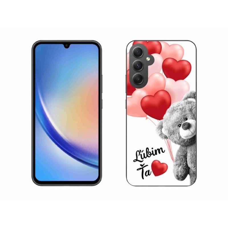Gél tok mmCase a Samsung Galaxy A34 5G készülékhez - I love you en