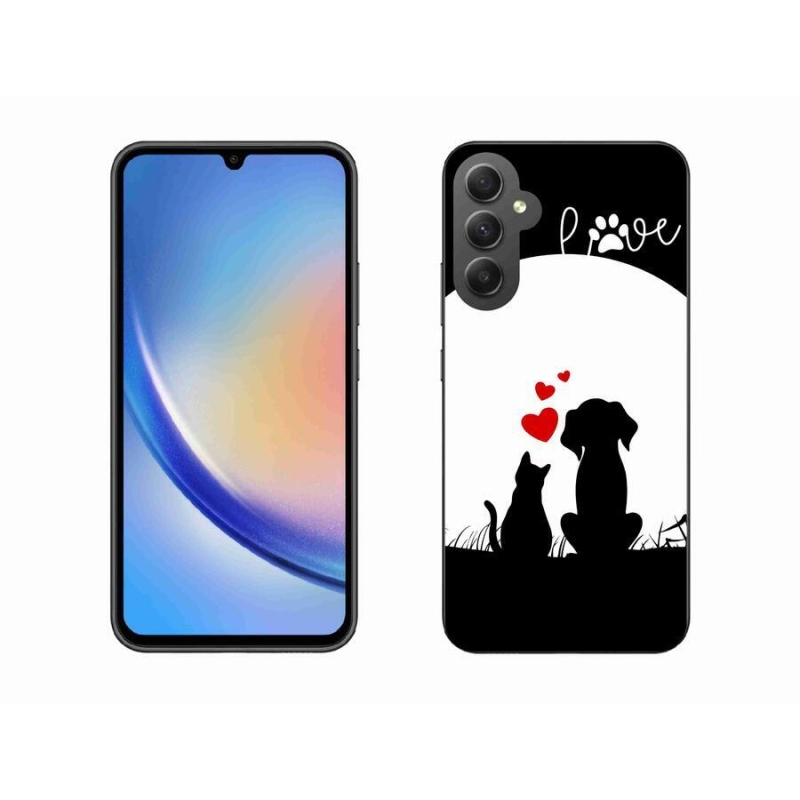 Gél tok mmCase Samsung Galaxy A34 5G - állati szeretet