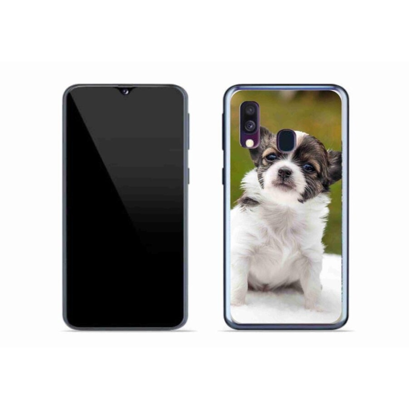 Gél tok mmCase mobil Samsung Galaxy A40 - chihuahua 4