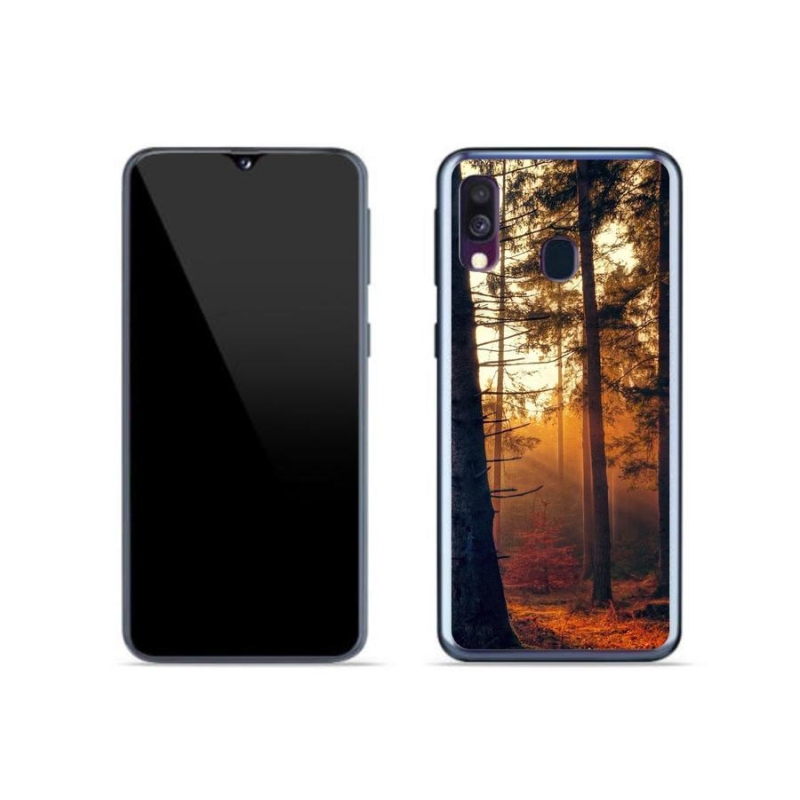 Gél tok mmCase Samsung Galaxy A40 készülékhez - erdő