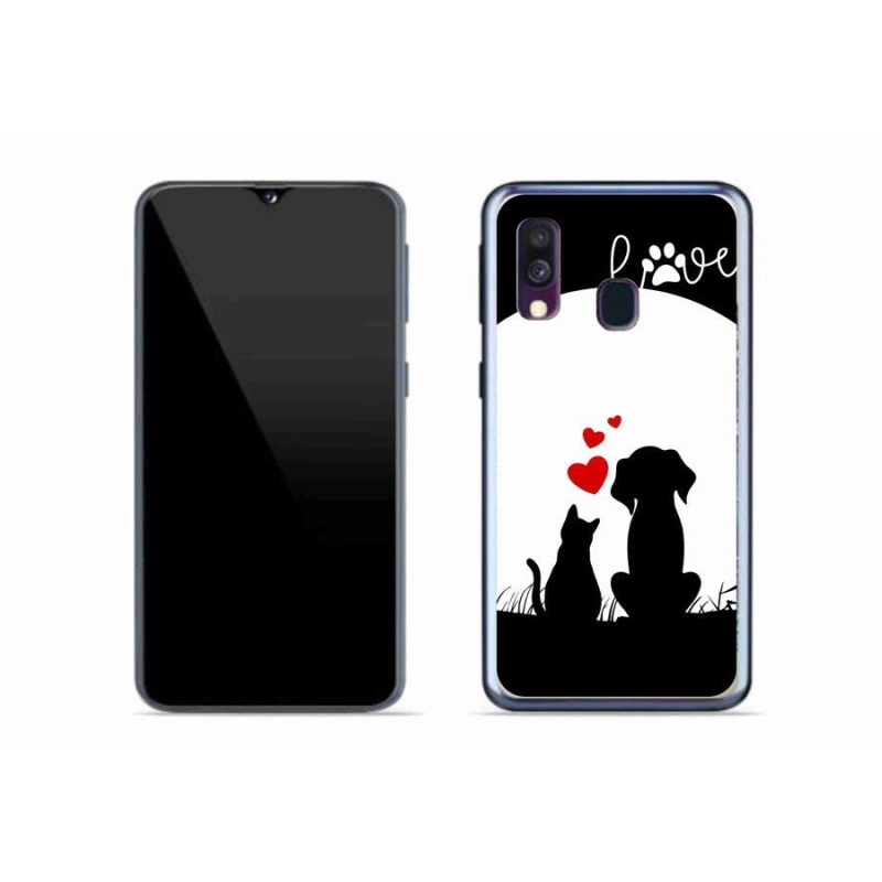Gél tok mmCase a Samsung Galaxy A40 készülékhez - állatszerelem