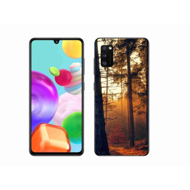 Gél tok mmCase a Samsung Galaxy A41 készülékhez - erdő