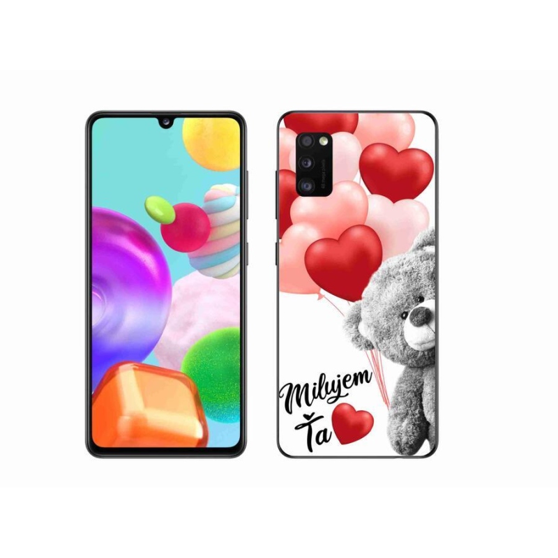 Gél tok mmCase mobiltelefonhoz Samsung Galaxy A41 - I love you