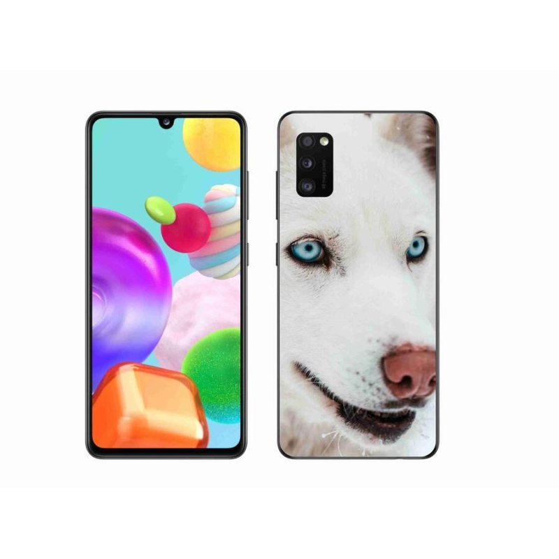 Gél tok mmCase a Samsung Galaxy A41 készülékhez - kutyaszemmel nézve