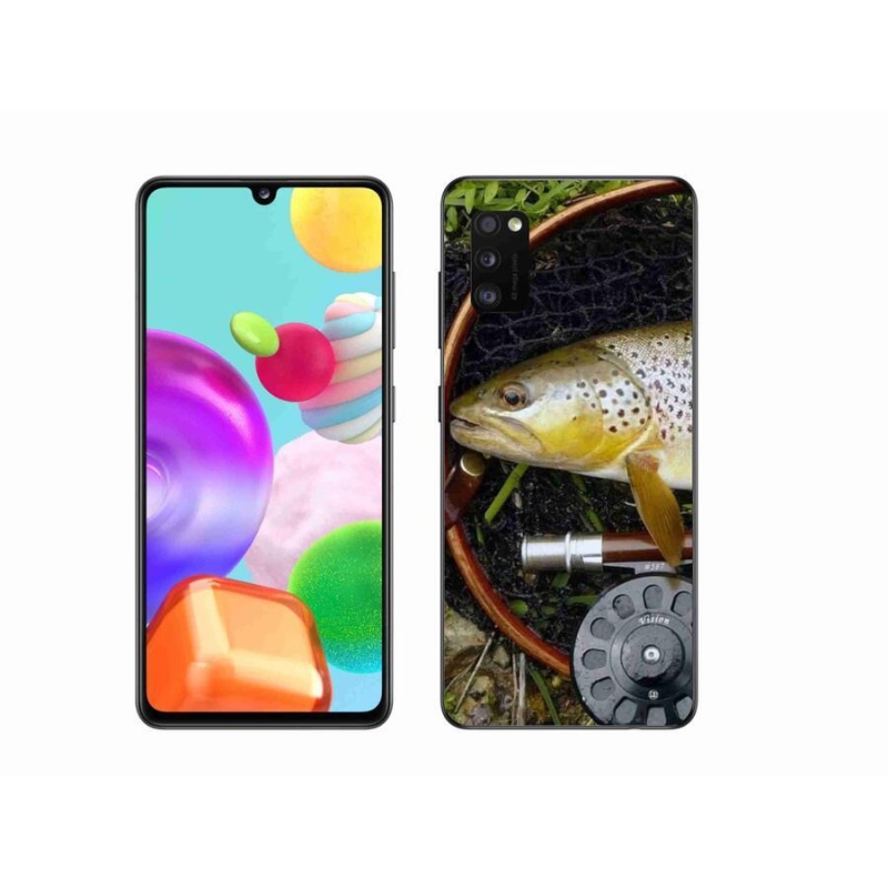 Gél tok mmCase mobiltelefonhoz Samsung Galaxy A41 - pisztráng 2