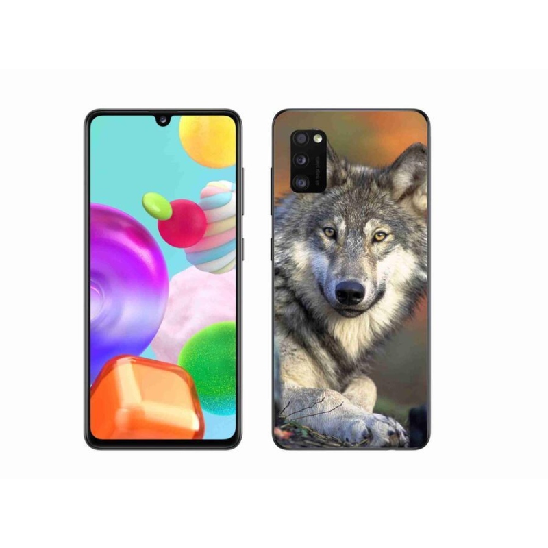 Gél tok mmCase a Samsung Galaxy A41 készülékhez - farkas