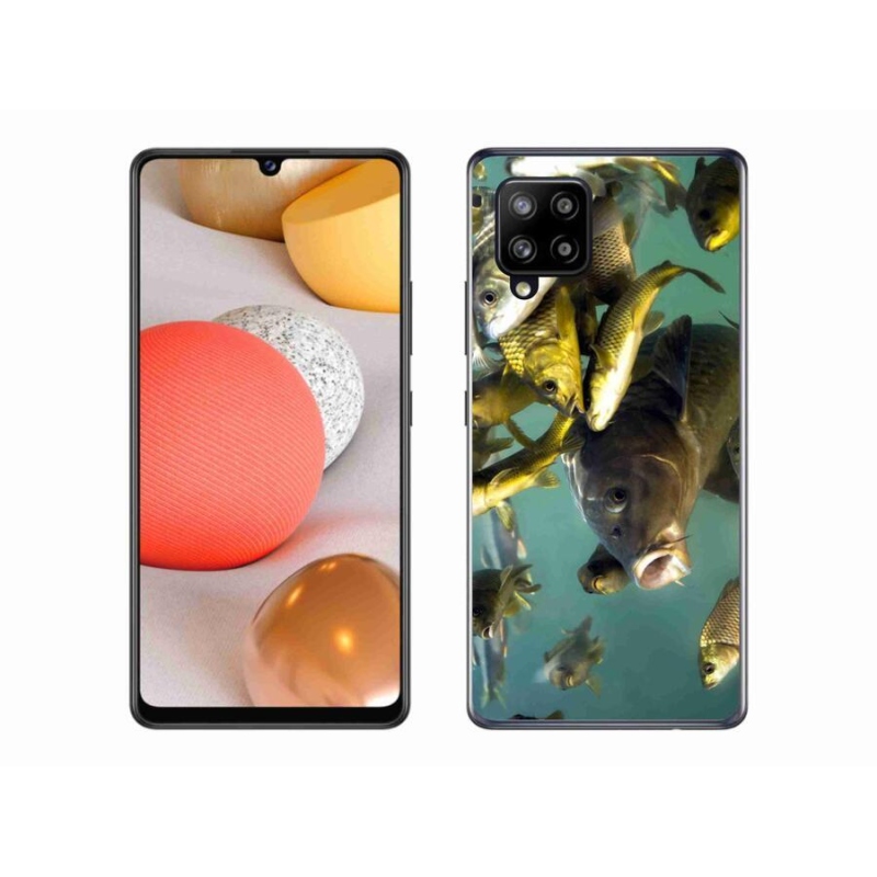 Gél tok mmCase a mobil Samsung Galaxy A42 5G - halak iskolája számára
